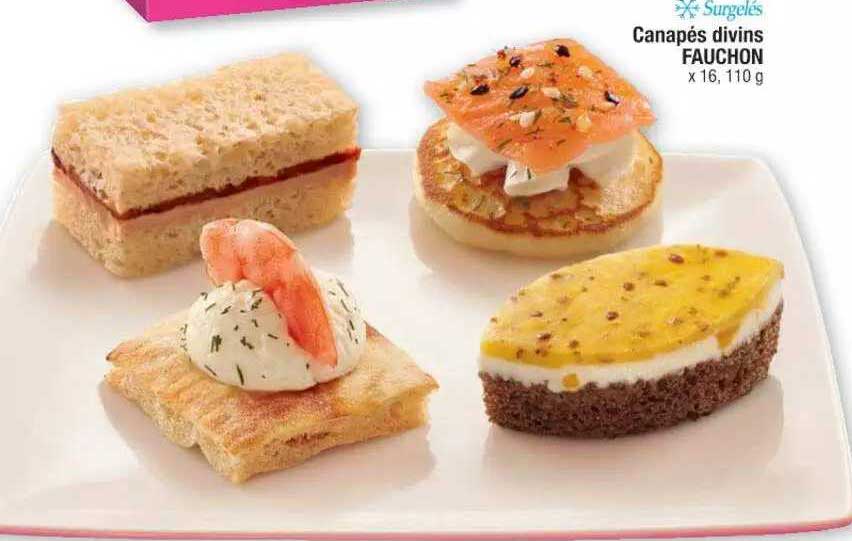 canapés divins fauchon