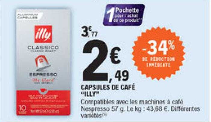 Capsules De Café "illy"