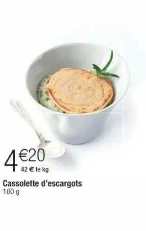cassolette d'escargots