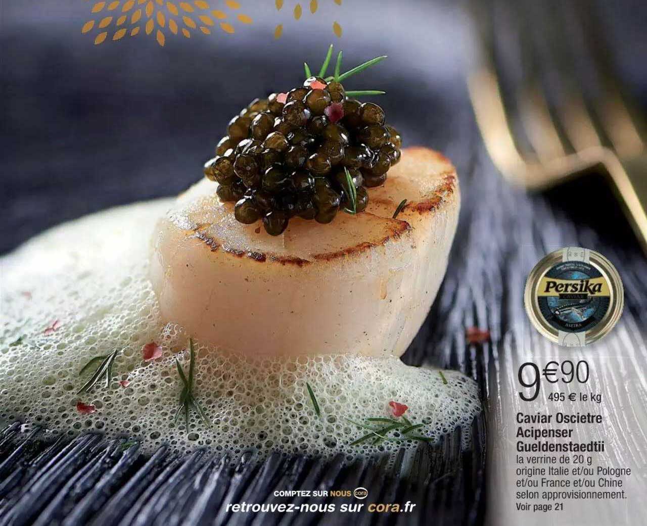 caviar oscietre acipenser gueldenstaedtii