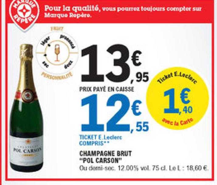 champagne brut "pol carson"