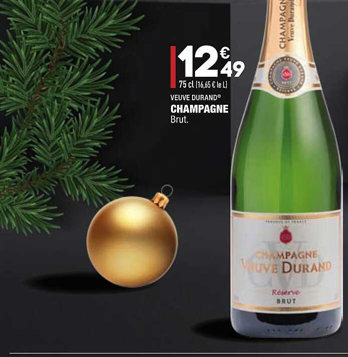 champagne veuve durand