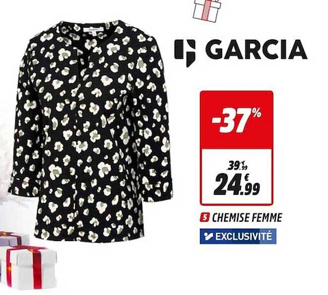 chemise femme garcia