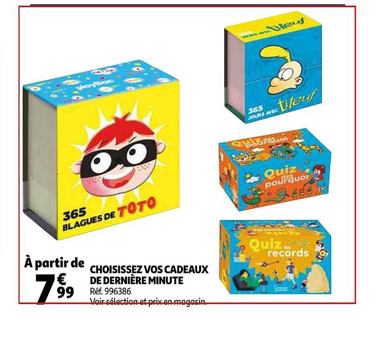 Choisissez Vos Cadeaux De Dernière Minute