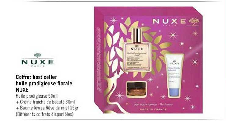 Coffret Best Seller Huile Prodigieuse Florale Nuxe