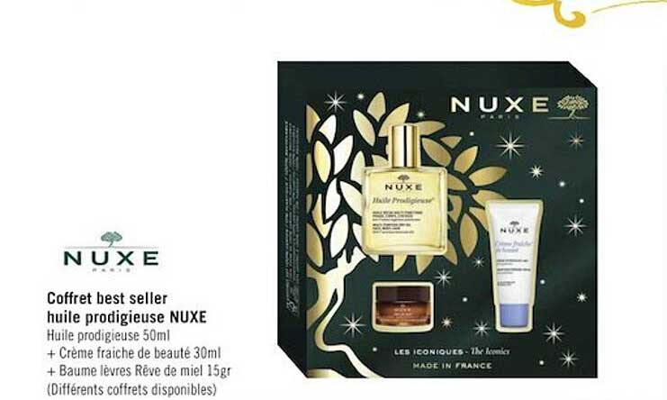 Coffret Best Seller Huile Prodigieuse Nuxe