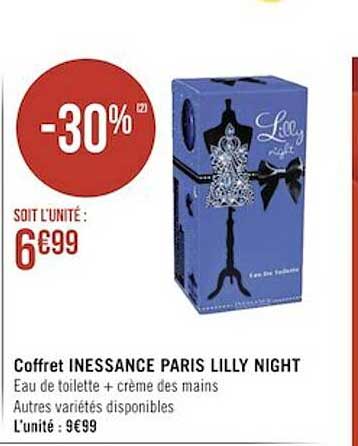 coffret inessance paris lilly night