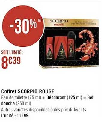 Coffret Scorpio Rouge