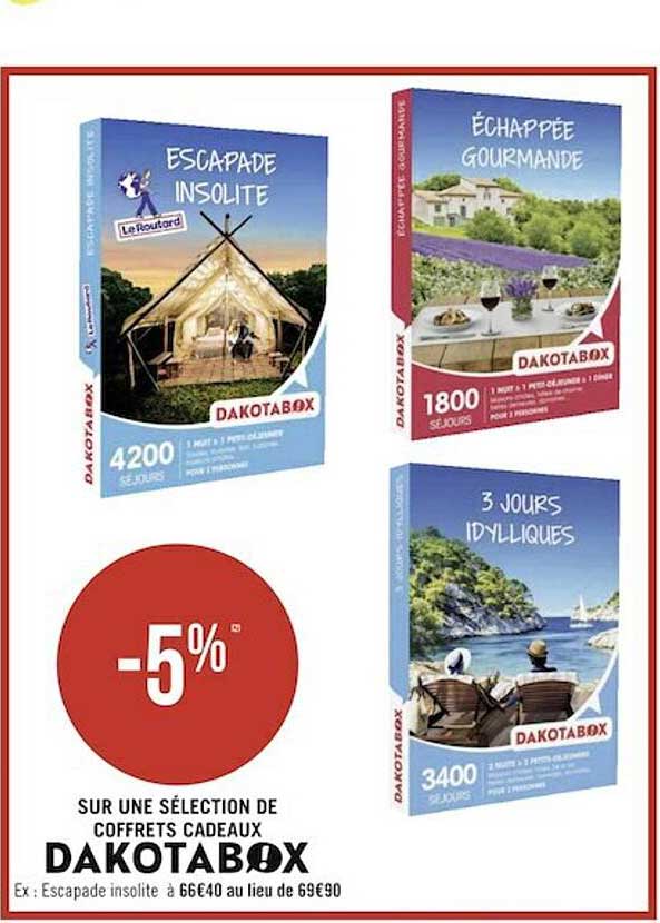 coffrets cadeaux dakotabox