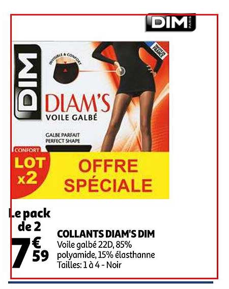 collants diam's dim