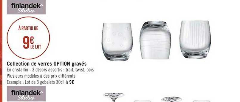 collection de verres option gravés finlandek^