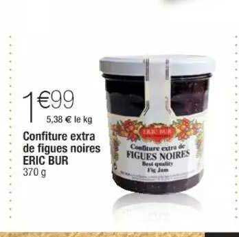 confiture extra de figues noires éric bur