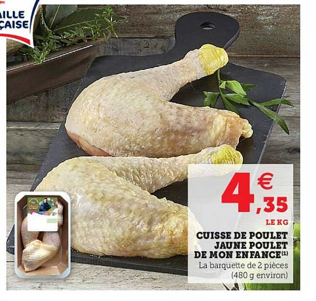 cuisse de poulet jaune poulet de mon enfance