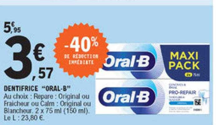 dentifrice "oral-b"