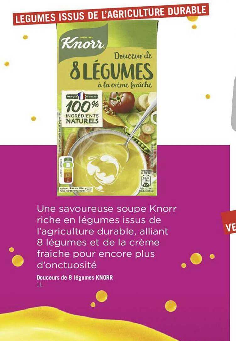 douceurs de 8 légumes knorr