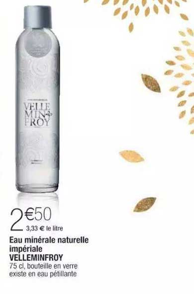 eau minérale naturelle impériale velleminfroy