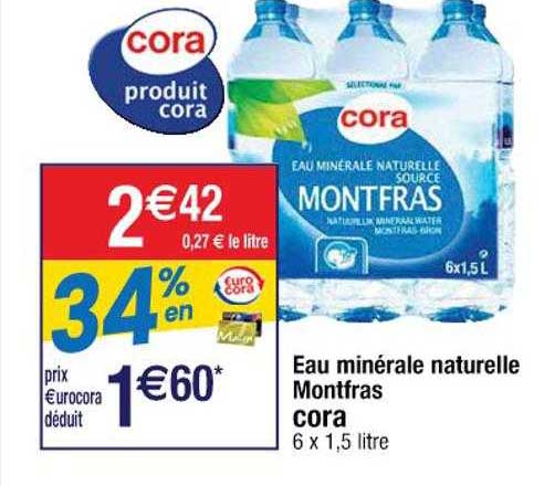 Eau Minérale Naturelle Montfras