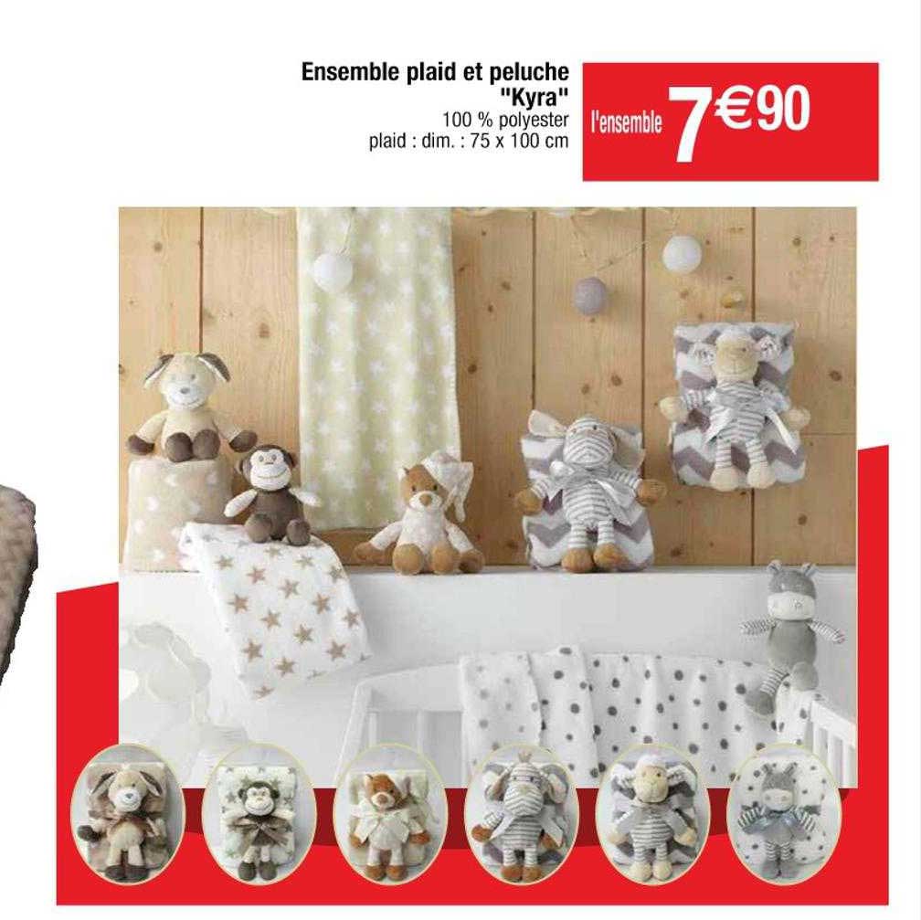 Ensemble Plaid Et Peluche "kyra"