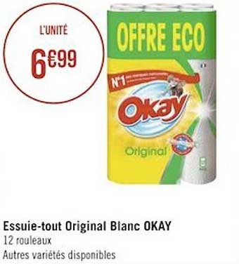 Essuie-tout Original Blanc Okay