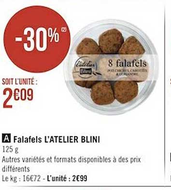 falafels l'atelier blini