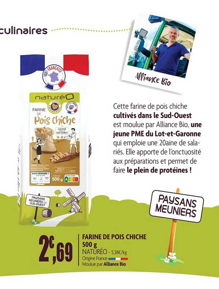 farine de pois chiche 500g