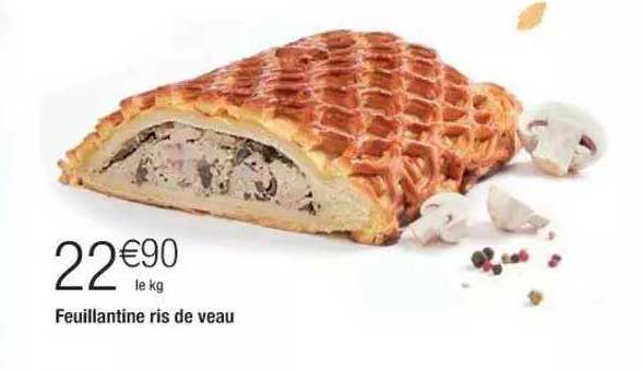 feuillantine ris de veau