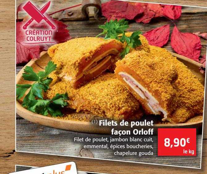 filets de poulet façon orloff