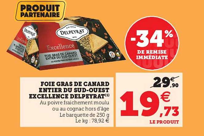 foie gras de canard entier du sud-ouest excellence delpeyrat