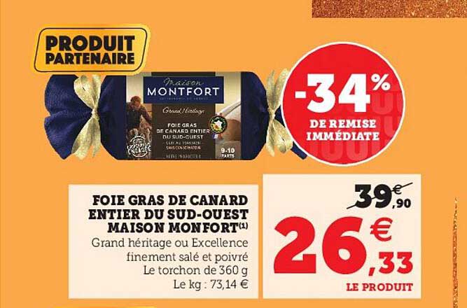foie gras de canard entier du sud-ouest maison montfort