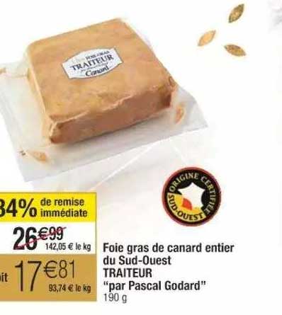 foie gras de canard entier du sud-ouest traiteur