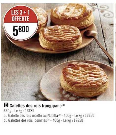 galettes des rois frangipane