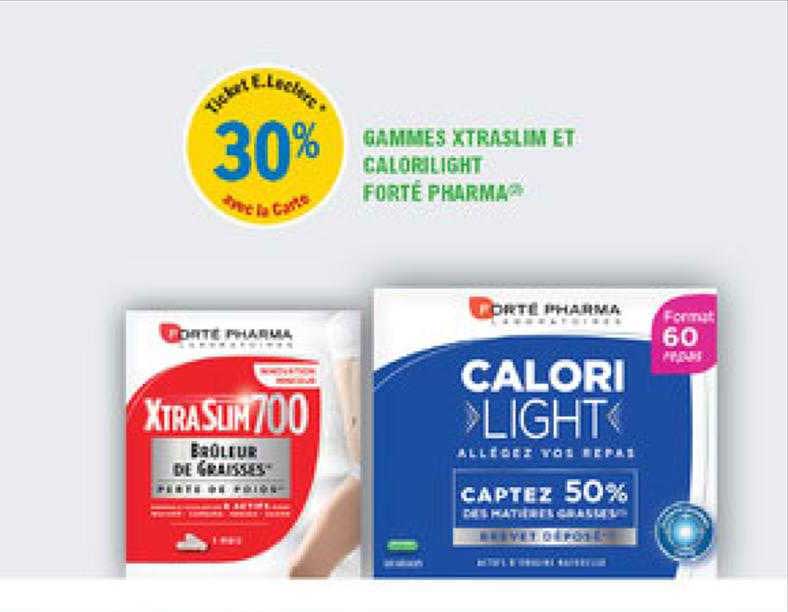 gamme xtraslim et calorilight forté pharma