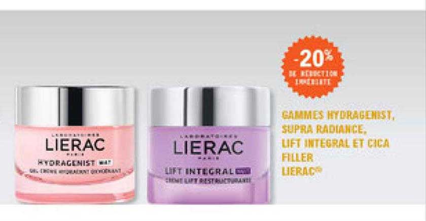Gammes Hydragenist, Supra Radiance, Lift Integral Et Cica Filler Lierac