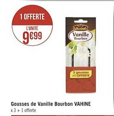 gousses de vanille bourbon vahiné