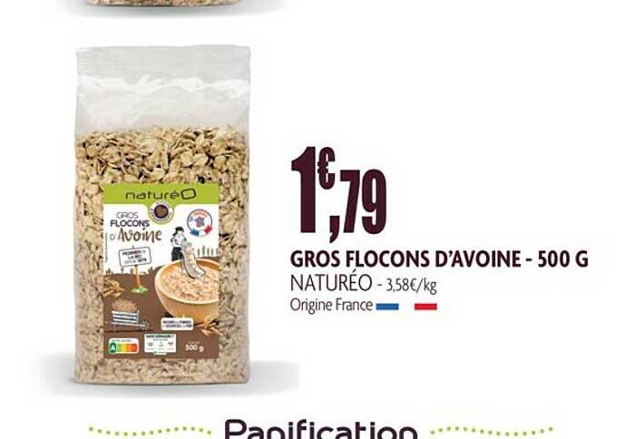 gros flocons d'avoine - 500 g