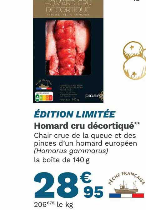 Homard Cru Décortiqué