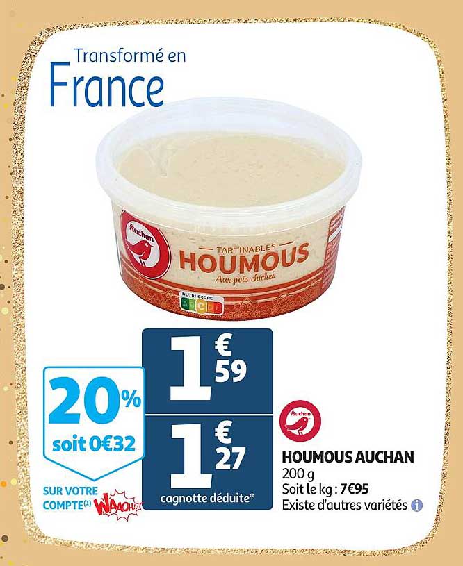 Houmous Auchan