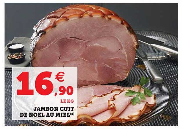 Jambon Cuit De Noël Au Miel