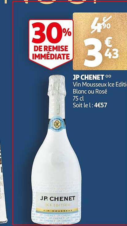 jp chenet vin mousseux ice édition