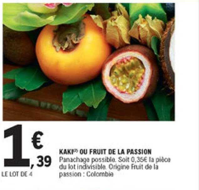 Kaki Ou Fruit De La Passion