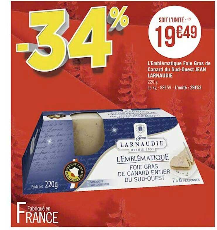 l'emblématique foie gras de canard du sud-ouest jean larnaudie