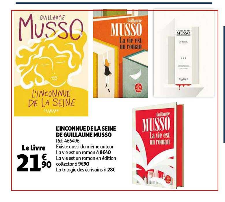 l'inconnue de la seine de guillaume musso