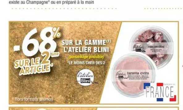 la gamme l'atelier blini