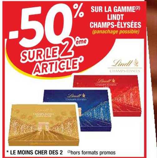 la gamme lindt champs-élysées