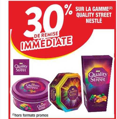 la gamme quality street nestlé