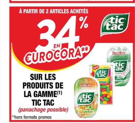 la gamme tic tac