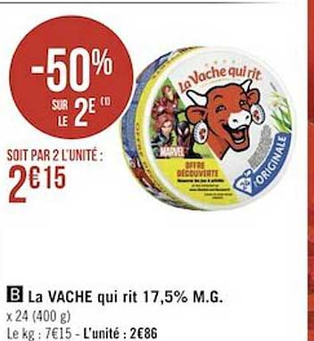 la vache qui rit 17,5% m.g.
