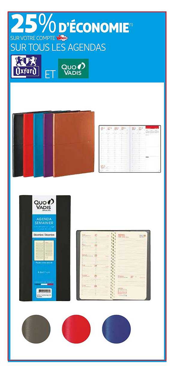 les agendas oxford et quo vadis