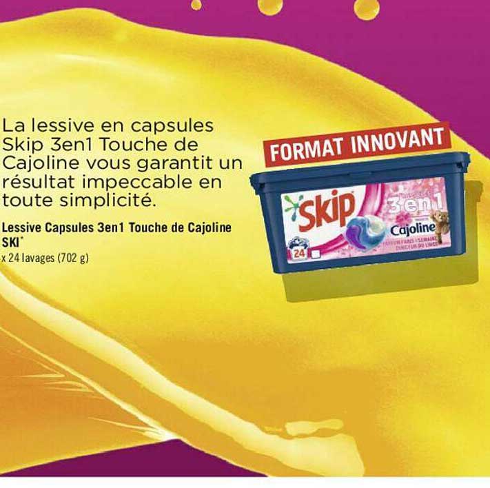 Lessive Capsules 3 En 1 Touche De Cajoline Ski