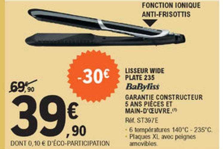 lisseur wide plate 235 babyliss